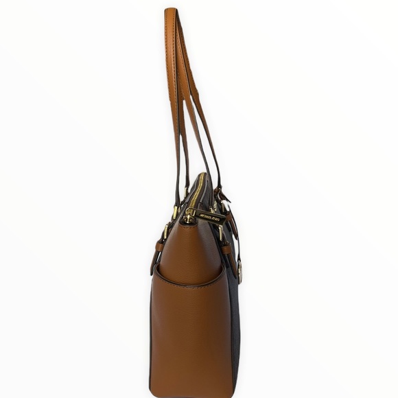 Michael Kors Charlotte Leather Tote bag Brown MK print - Picture 4 of 14